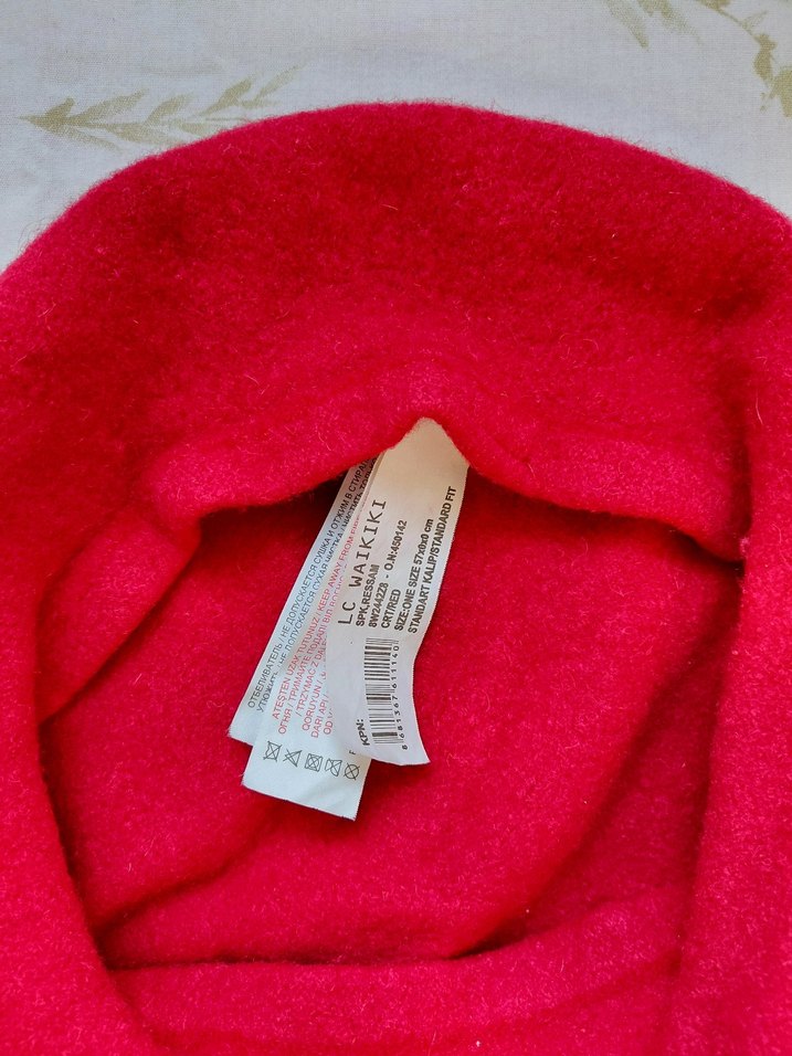 Kırmızı Ressam Şapka - Görsel 3