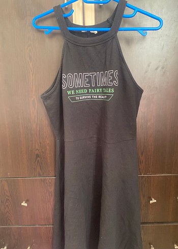 Siyah Yazlık Elbise - Görsel 2