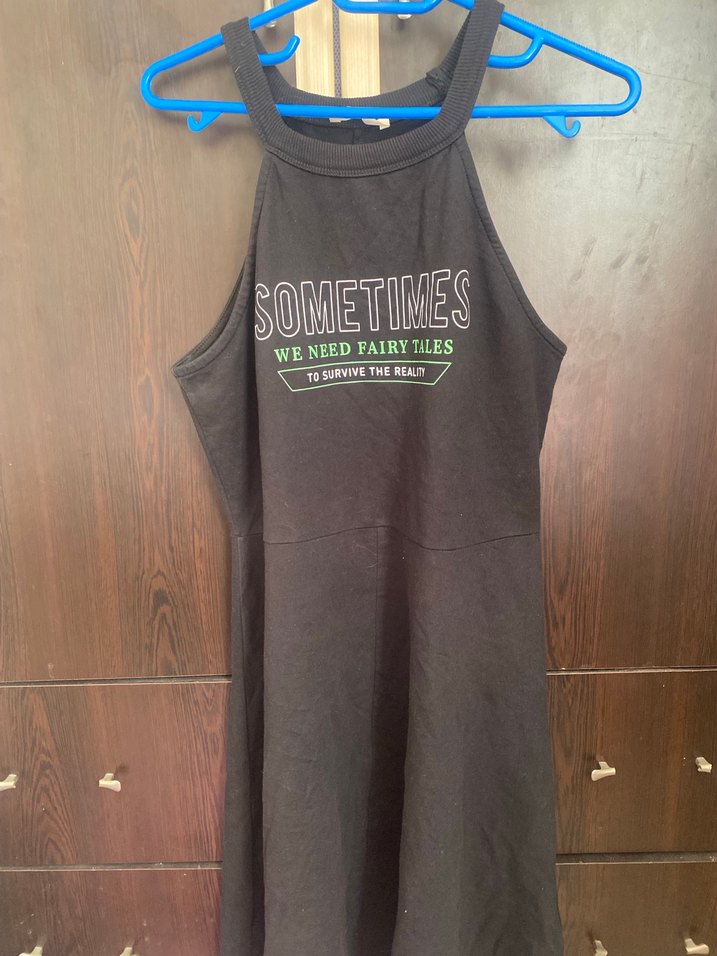 Siyah Yazlık Elbise - Görsel 2