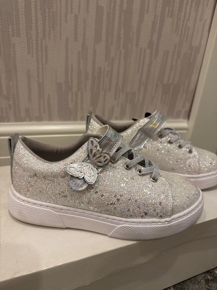 Gri Simli Kız Spor Ayakkabısı - Görsel 2