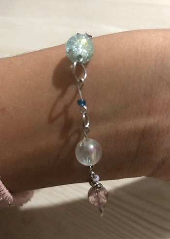 Pastel Renkli Boncuklu Bohem Bileklik - Görsel 3