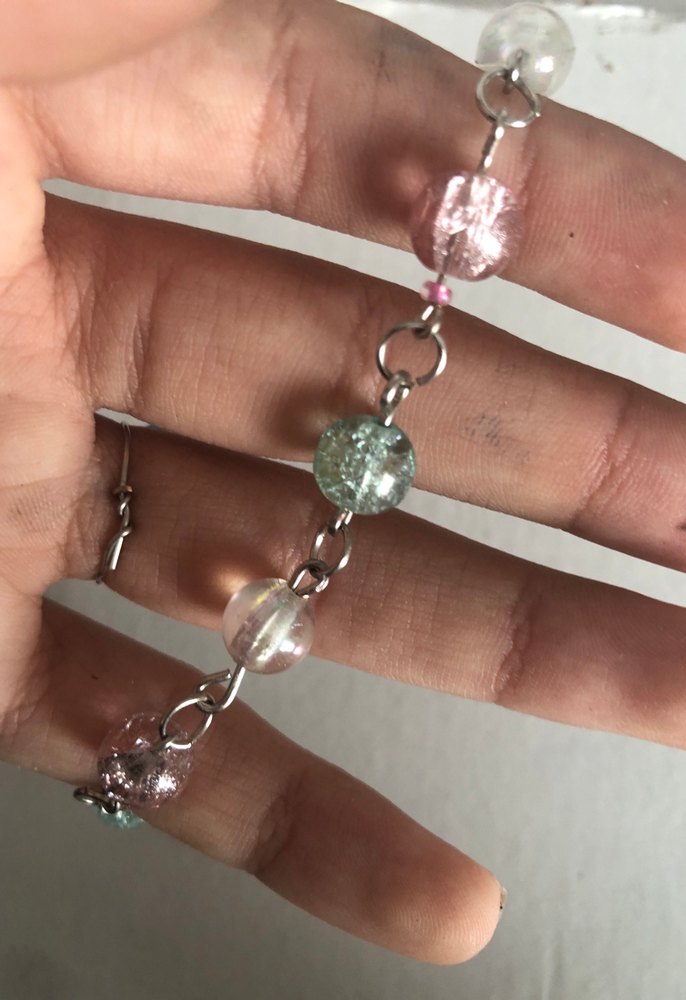 Pastel Renkli Boncuklu Kadın Bileklik - Görsel 3