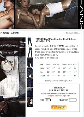 EMPORIO ARMANİ Kemerli Dar Kesim  Pantolon 75 - Görsel 8