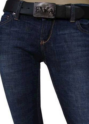 EMPORIO ARMANİ Kemerli Dar Kesim  Pantolon 75 - Görsel 3