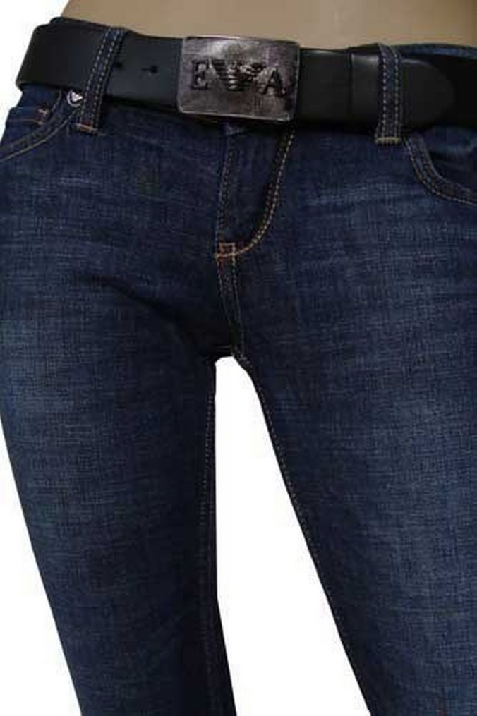 EMPORIO ARMANİ Kemerli Dar Kesim  Pantolon 75 - Görsel 3