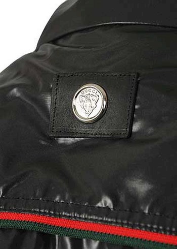 Gucci Siyah Fermuarlı Erkek Biker Ceket - Görsel 8