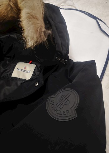 Moncler hakiki Kürk Detaylı Siyah Erkek Kaban - Görsel 7