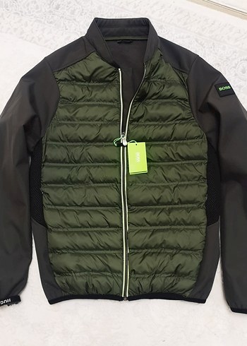 HUGO BOSS Erkek Haki Gri Regular Fit Bomber Ceket - Görsel 3