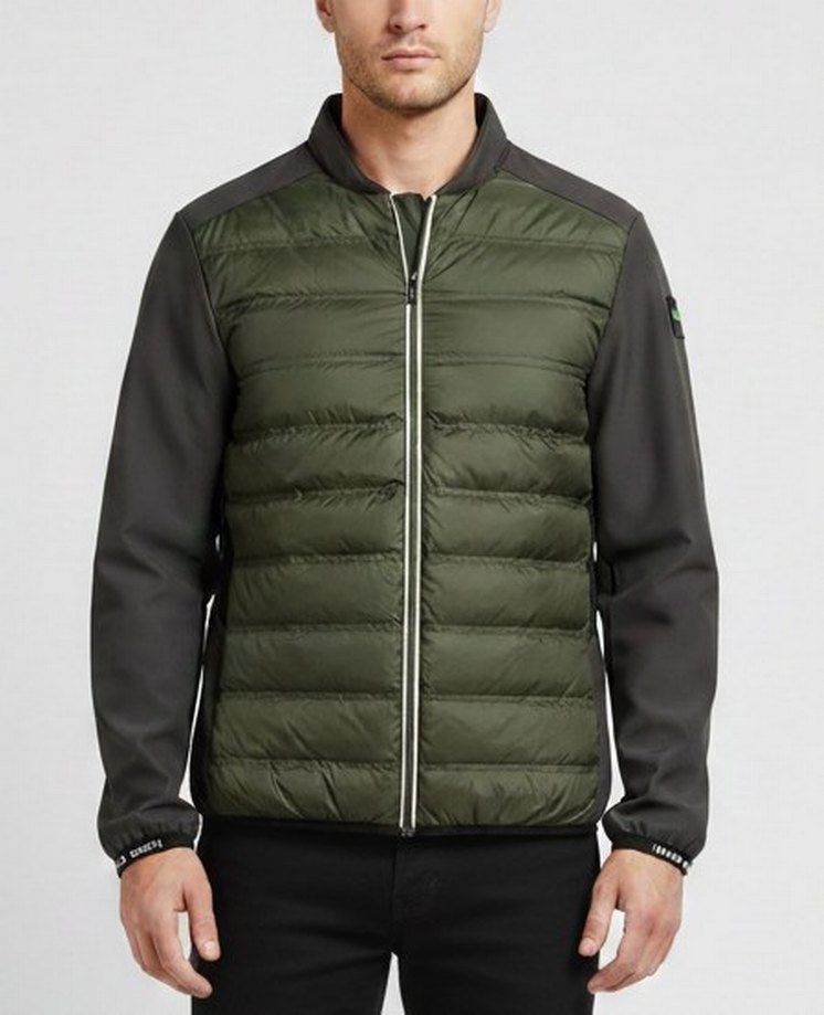 HUGO BOSS Erkek Haki Gri Regular Fit Bomber Ceket - Görsel 2