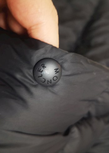 Düğmeli fermuarlı lacivert Uzun Kış Montu - Görsel 6