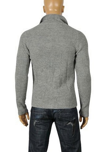 Gucci Gri Örgü Erkek Triko Ceket - Görsel 2