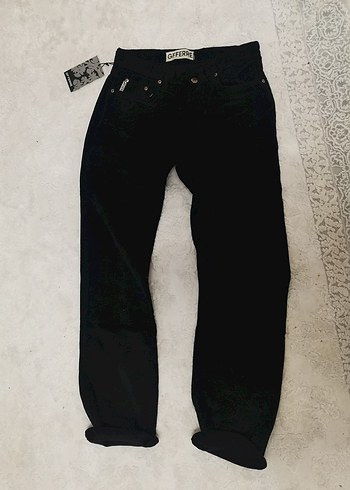 Erkek Siyah kadife pantolon - Görsel 3