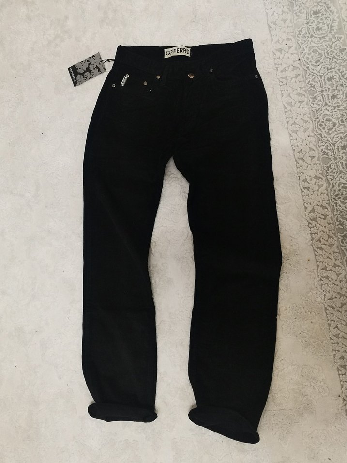 Erkek Siyah kadife pantolon - Görsel 3