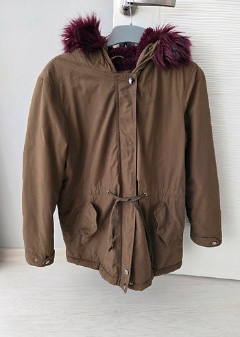 Haki Renli Kadın Kışlık Mont - Görsel 2