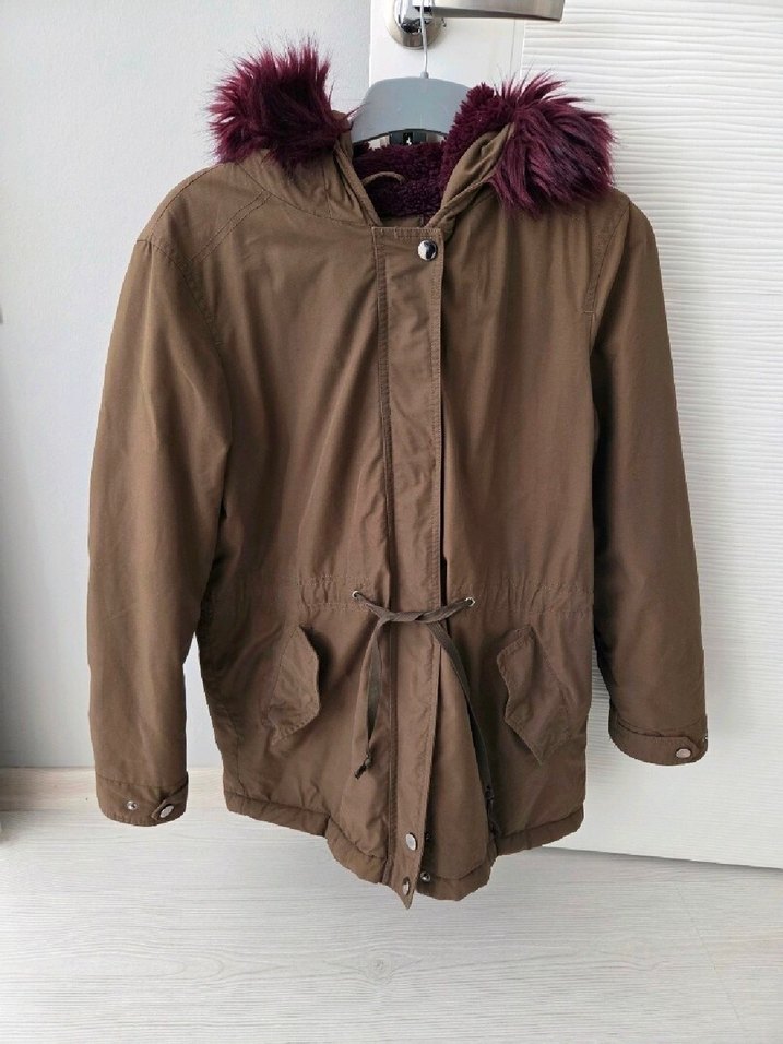 Haki Renli Kadın Kışlık Mont - Görsel 2