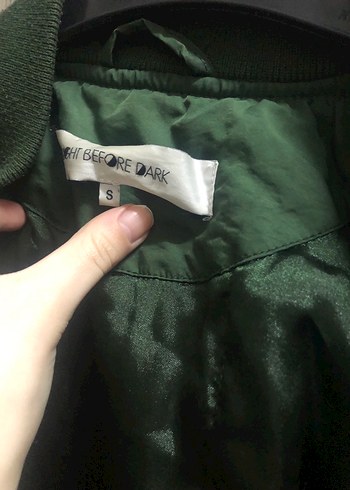 Haki Kadın Midi Ceket Fermuarlı - Görsel 2