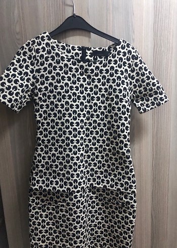 Düğmeli Baskılı Midi Kadın Elbise - Görsel 2