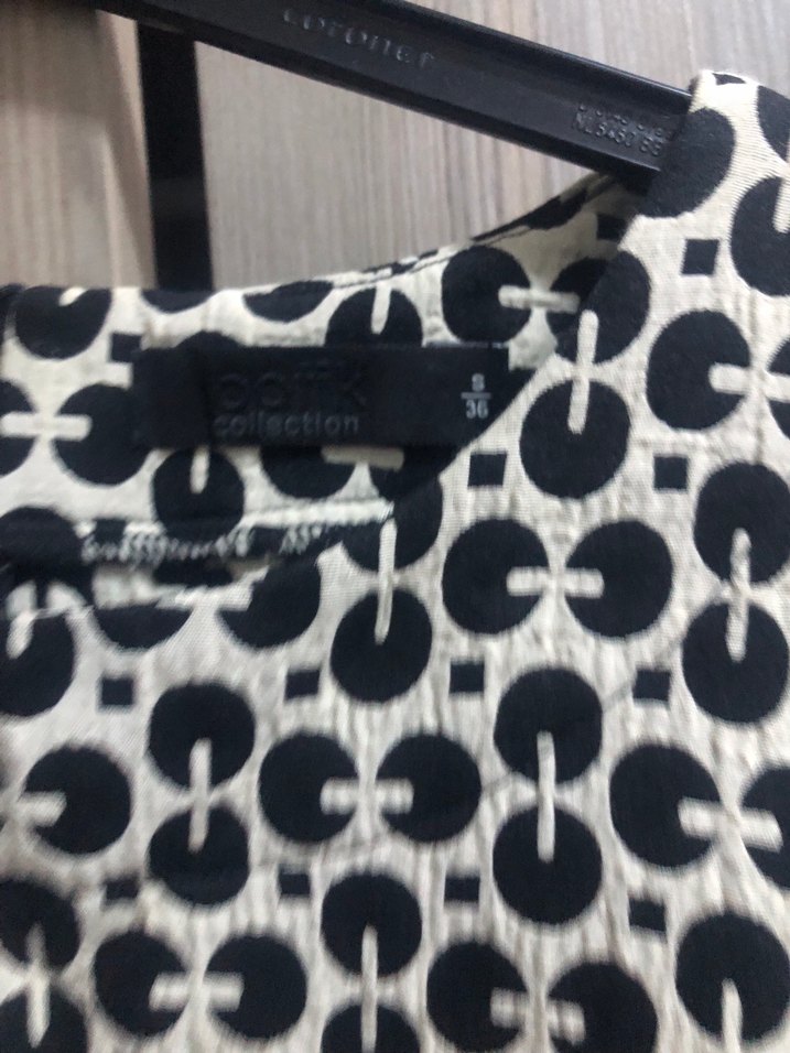 Düğmeli Baskılı Midi Kadın Elbise - Görsel 4