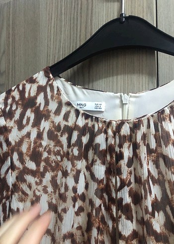 Kahverengi Uzun Kollu Mini Elbise - Görsel 3