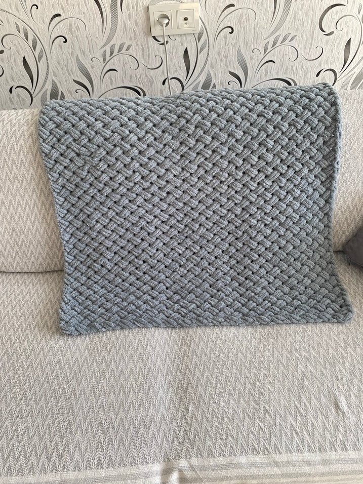 Gri Örgü Çocuk Battaniyesi - Görsel 2