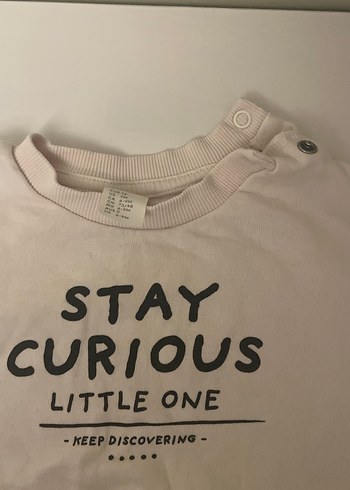 Erkek bebek krem Pamuklu Sweatshirt - Görsel 3