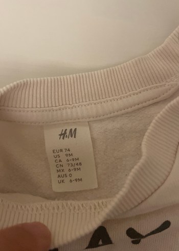 Erkek bebek krem Pamuklu Sweatshirt - Görsel 4