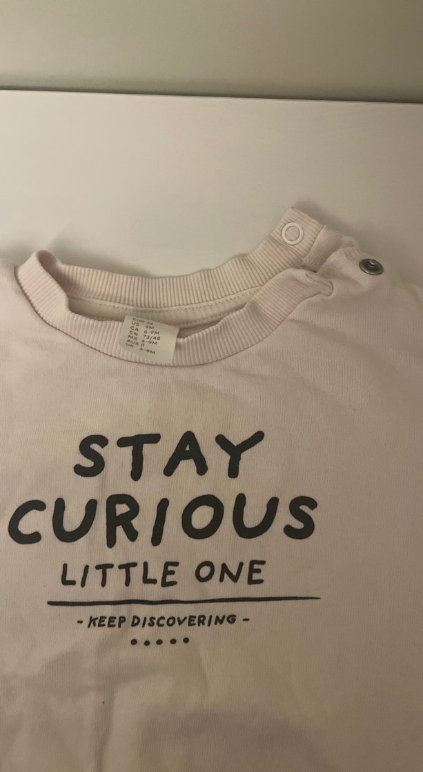 Erkek bebek krem Pamuklu Sweatshirt - Görsel 3