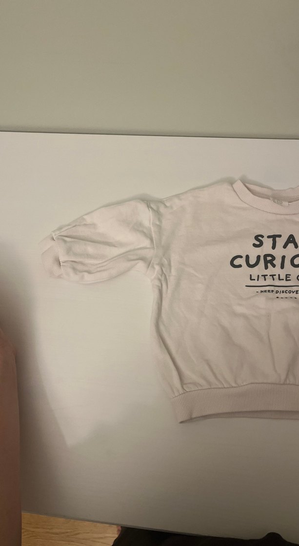 Erkek bebek krem Pamuklu Sweatshirt - Görsel 2