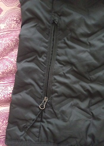 Kadın Siyah Fermuarlı Rahat Mont - Görsel 3