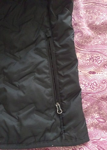 Kadın Siyah Fermuarlı Rahat Mont - Görsel 4