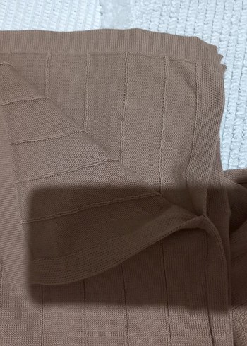 Bej Uzun Kollu Kadın Triko Takım - Görsel 3