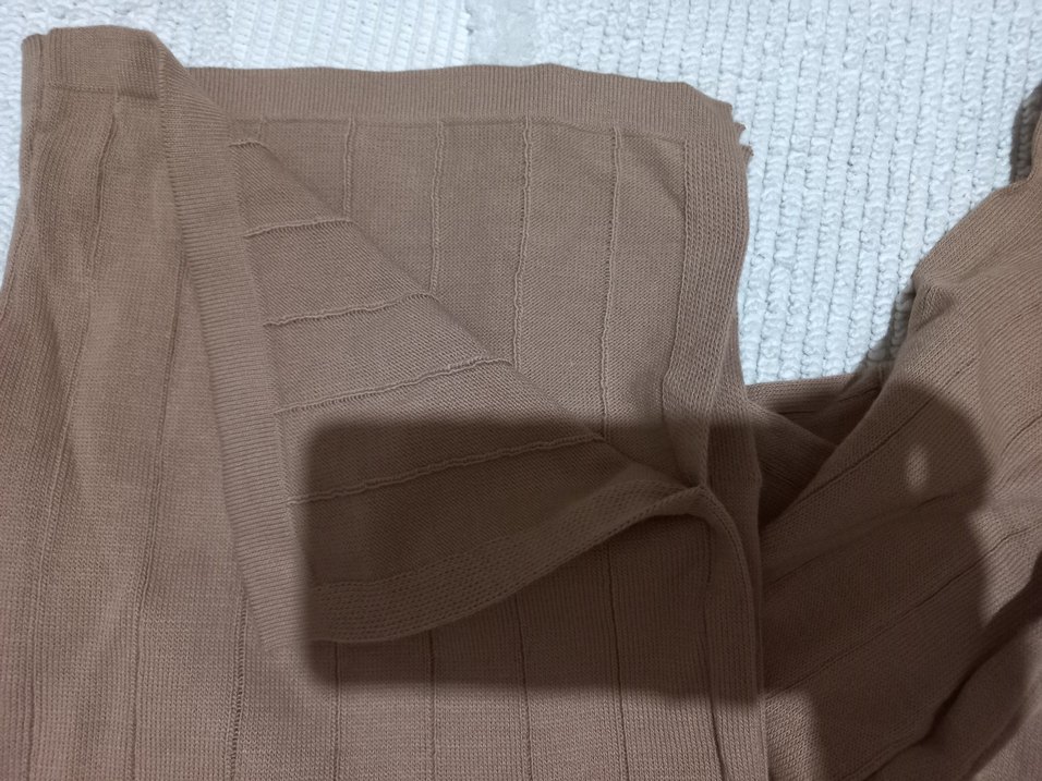 Bej Uzun Kollu Kadın Triko Takım - Görsel 3