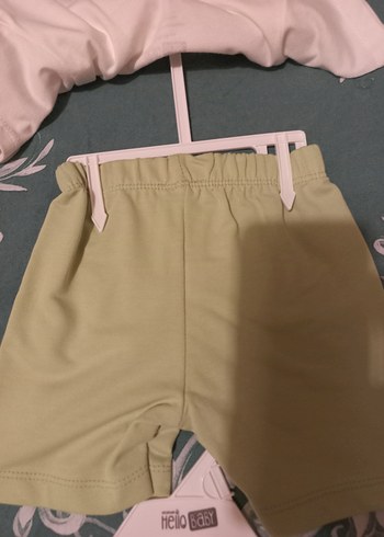 Bebek Kısa Kollu Pamuklu Takım - Görsel 2