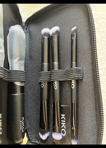 KIKO Siyah Makyaj Fırçası Seti - Görsel 3