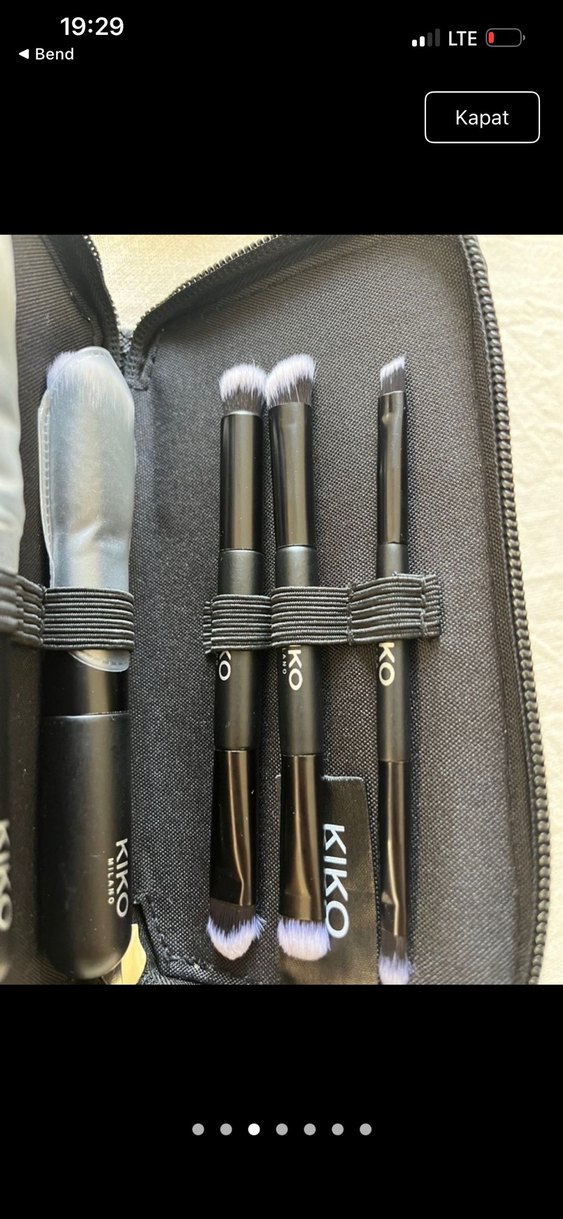 KIKO Siyah Makyaj Fırça Seti - Görsel 3