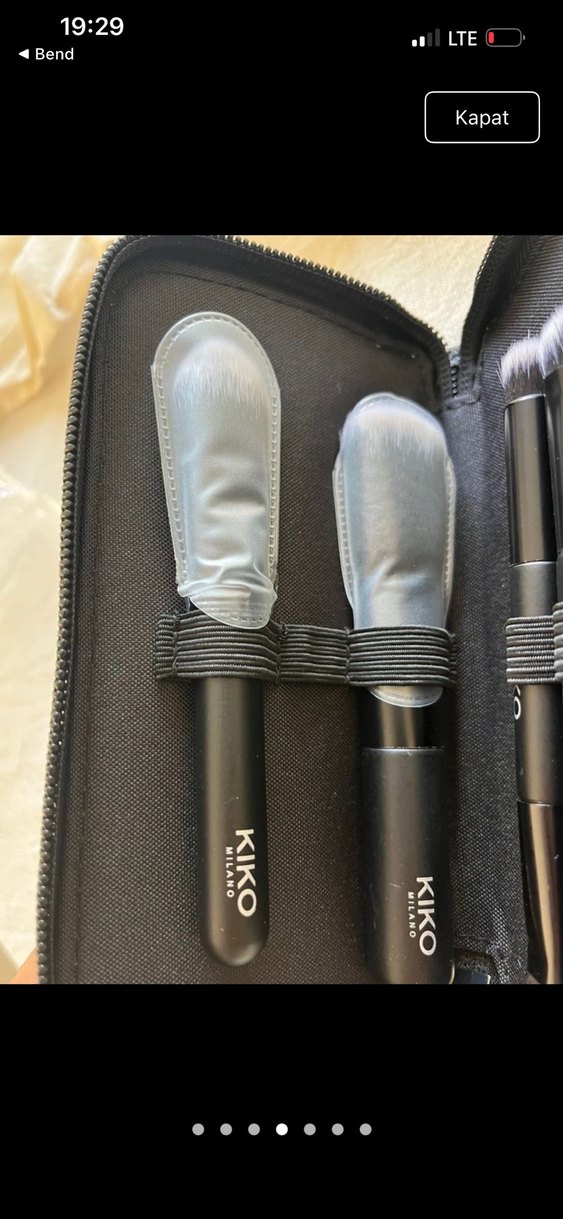 KIKO Siyah Makyaj Fırça Seti - Görsel 4