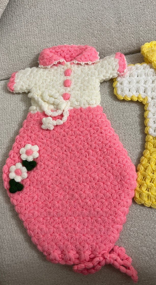 Renkli El Yapımı Banyo Süngeri Seti - Görsel 3