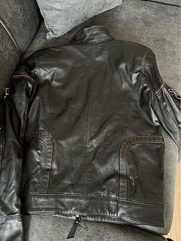 Gerçek deri  m beden mont - Görsel 6