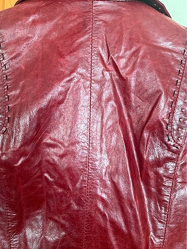 Hakiki deri ceket yeni gibi - Görsel 6