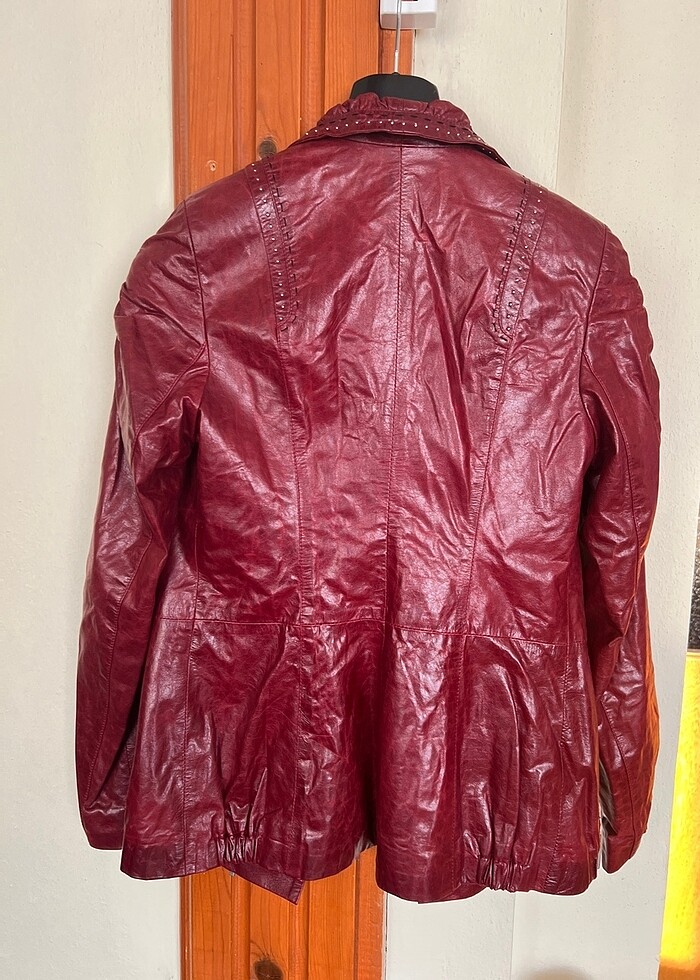 Hakiki deri ceket yeni gibi - Görsel 5