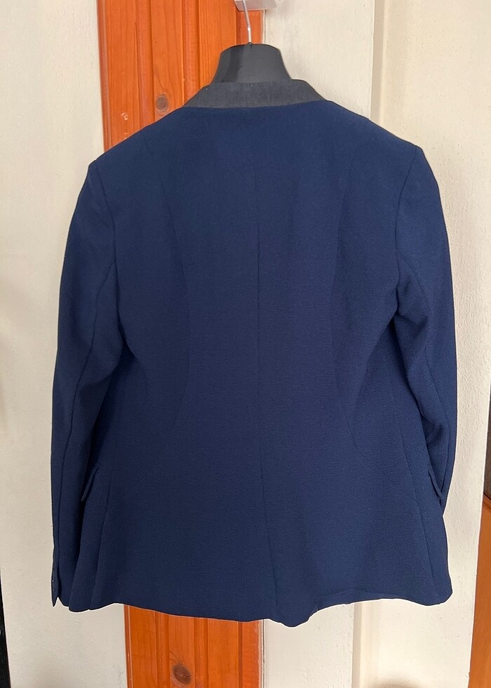 Lacivert blazer ceket - Görsel 3
