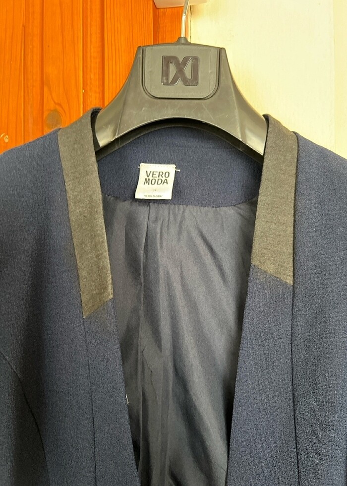 Lacivert blazer ceket - Görsel 2