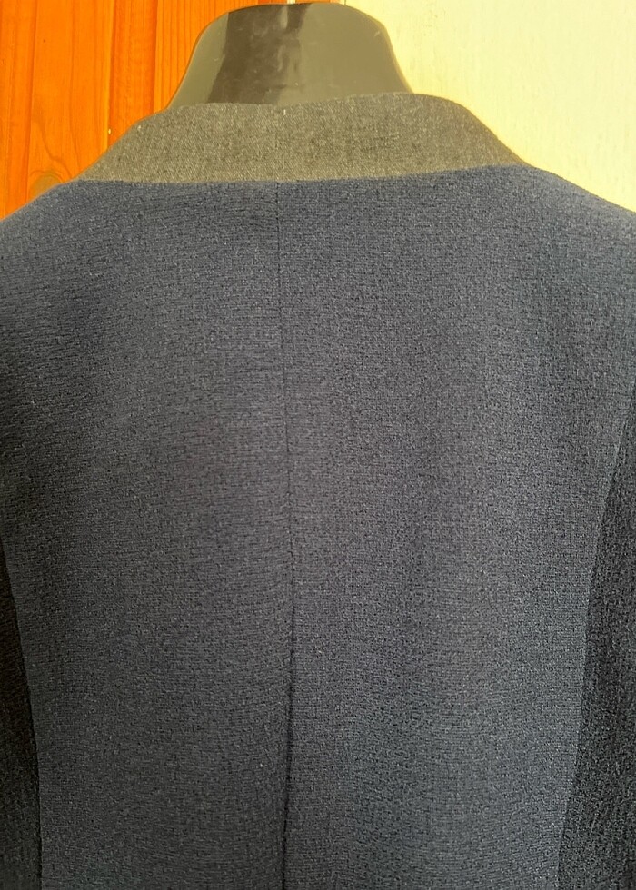 Lacivert blazer ceket - Görsel 4