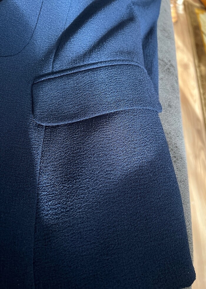 Lacivert blazer ceket - Görsel 5