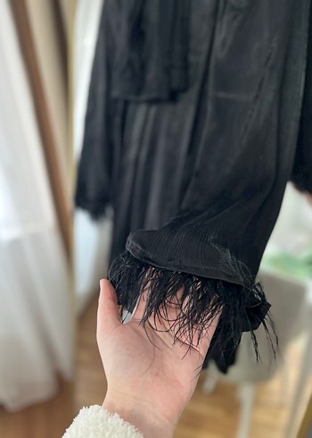 Siyah Uzun Kollu Gotik Kadın alt üst takım - Görsel 2