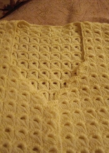 Bej Örgü Kadın Kolsuz Yelek - Görsel 3