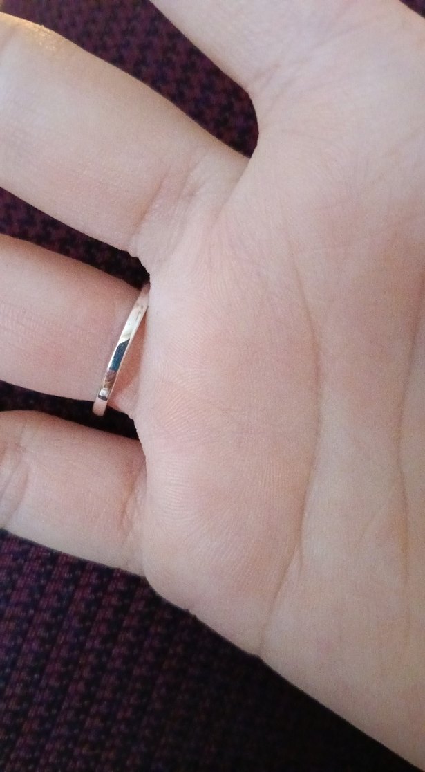 Gri Parlak Taşlı Kadın Yüzük Pandora 925 ayar Gümüş - Görsel 3