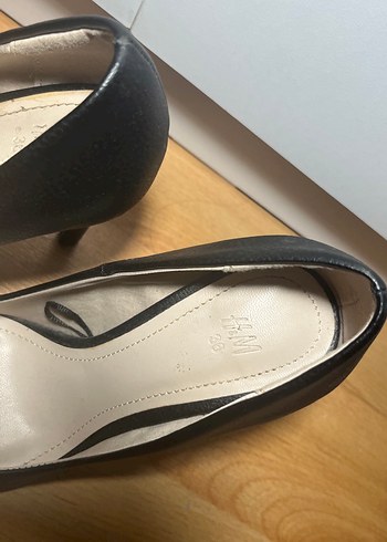 Siyah Stiletto Topuklu Kadın Ayakkabı - Görsel 4