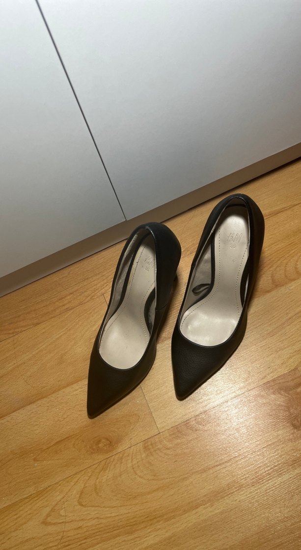 Siyah Stiletto Topuklu Kadın Ayakkabı - Görsel 2