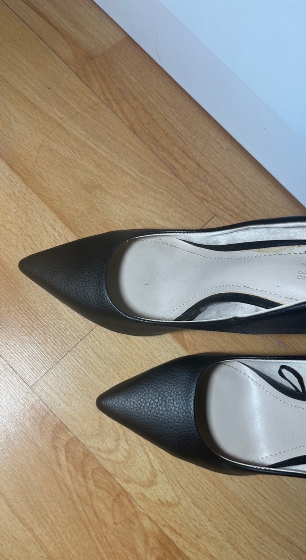 Siyah Stiletto Topuklu Kadın Ayakkabı - Görsel 3